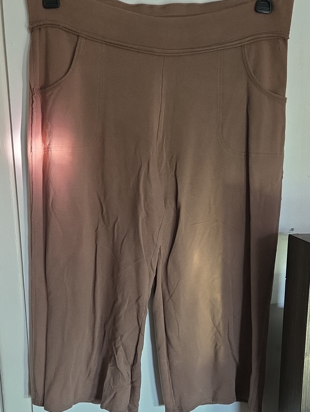 Style & Co. Wide-Leg Pull-On Capris in Brown